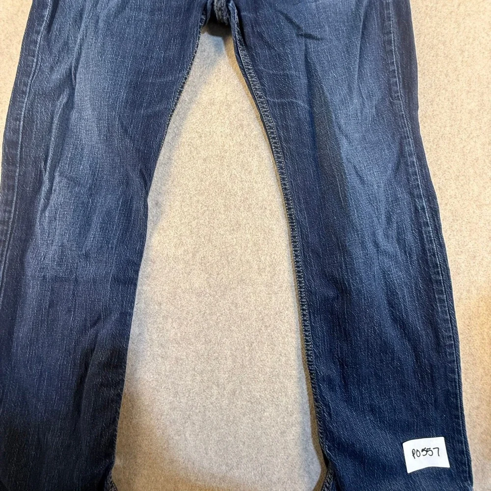 Levis 514 Straight Fit Mens Jeans Dark Wash Denim W36 L32 Blue 00514-0978